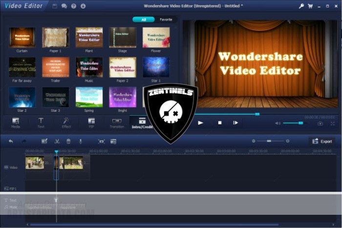 WonderShare video editor 5 mega
