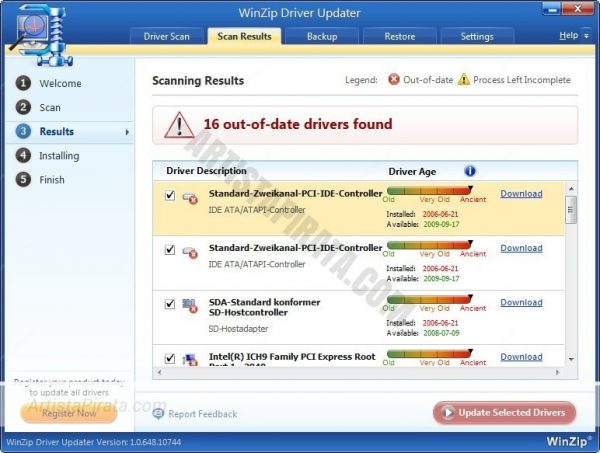 WinZip Driver Updater 5.43.0.6 download the new version for ios