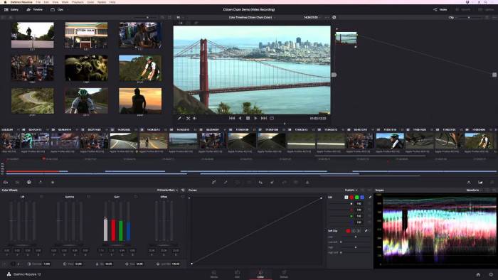 sync audio and video in davinci resolve 15