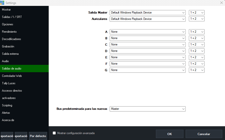 vMix Pro 2024 audio